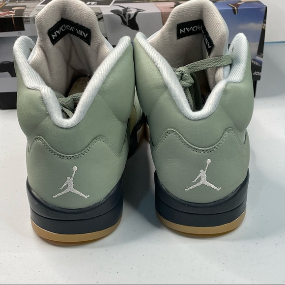 Air Jordan 5 Retro Mens Size 10 Jade Horizon Sneakers Basketball Shoes - Picture 4 of 10
